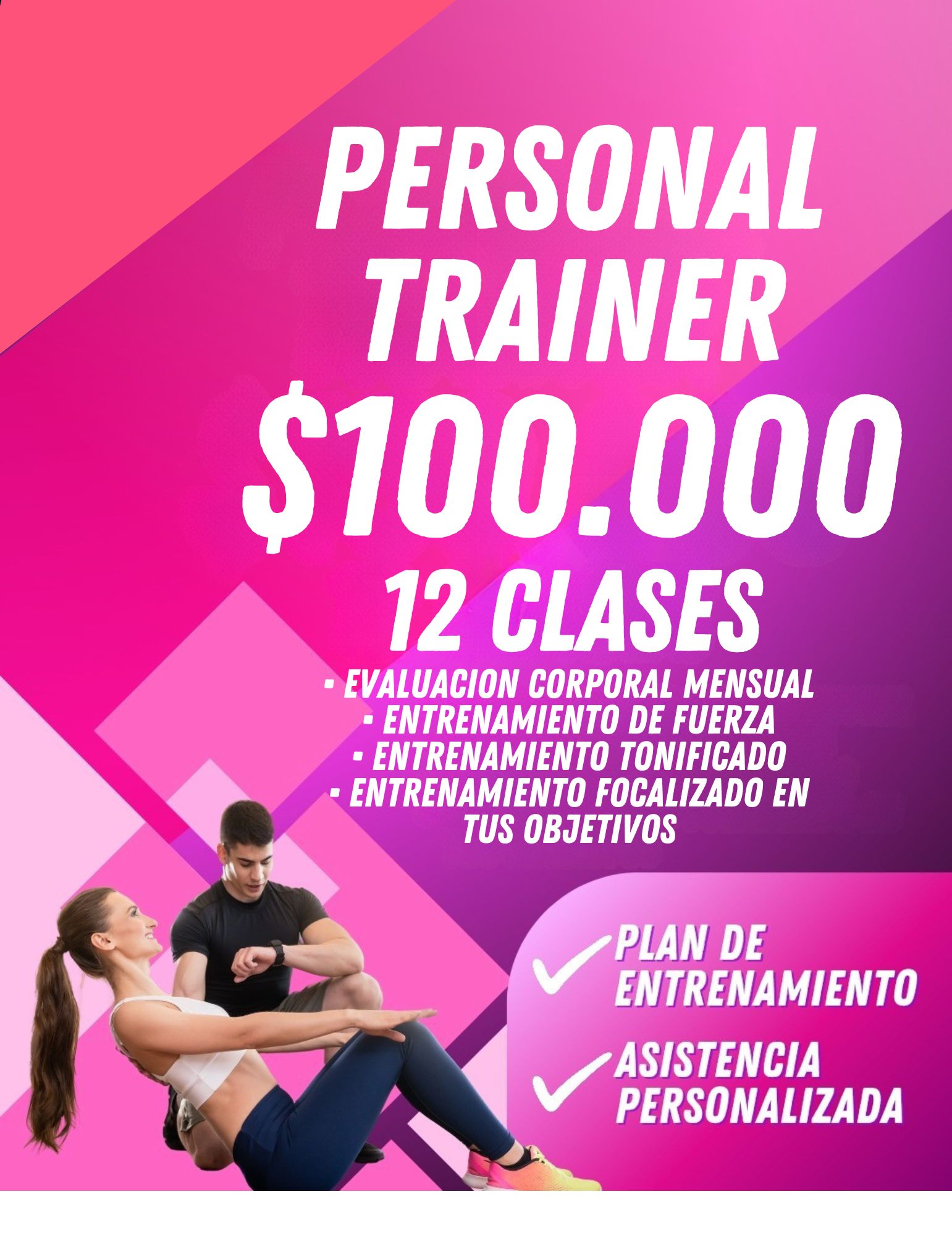 PERSONAL TRAINER $130.000 12 CLASES • EVALUACION CORPORAL MENSUAL • ENTRENA_20251027_193458_0000