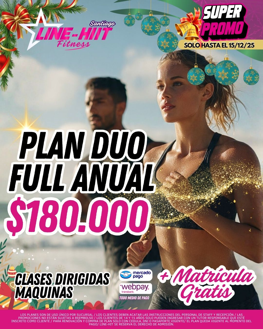 PROMO PLAN DUO FULL ANUAL $180.000 + MATRICULA GRATIS (Sede Santiago)